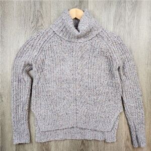 Cozy Gray Turtleneck Sweater